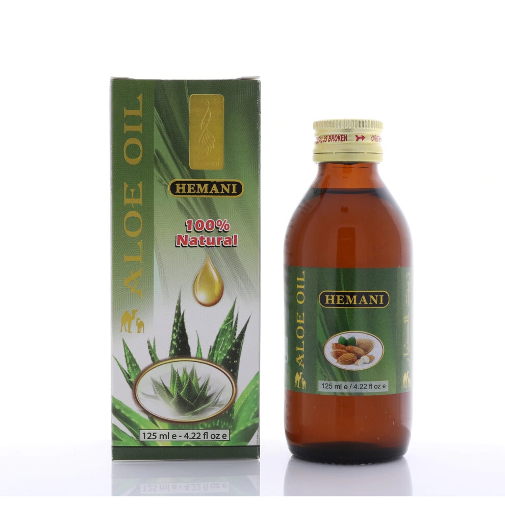 Hemani Aloe Oil 125mL - Essential Oil & Multipurpose Oil For Men