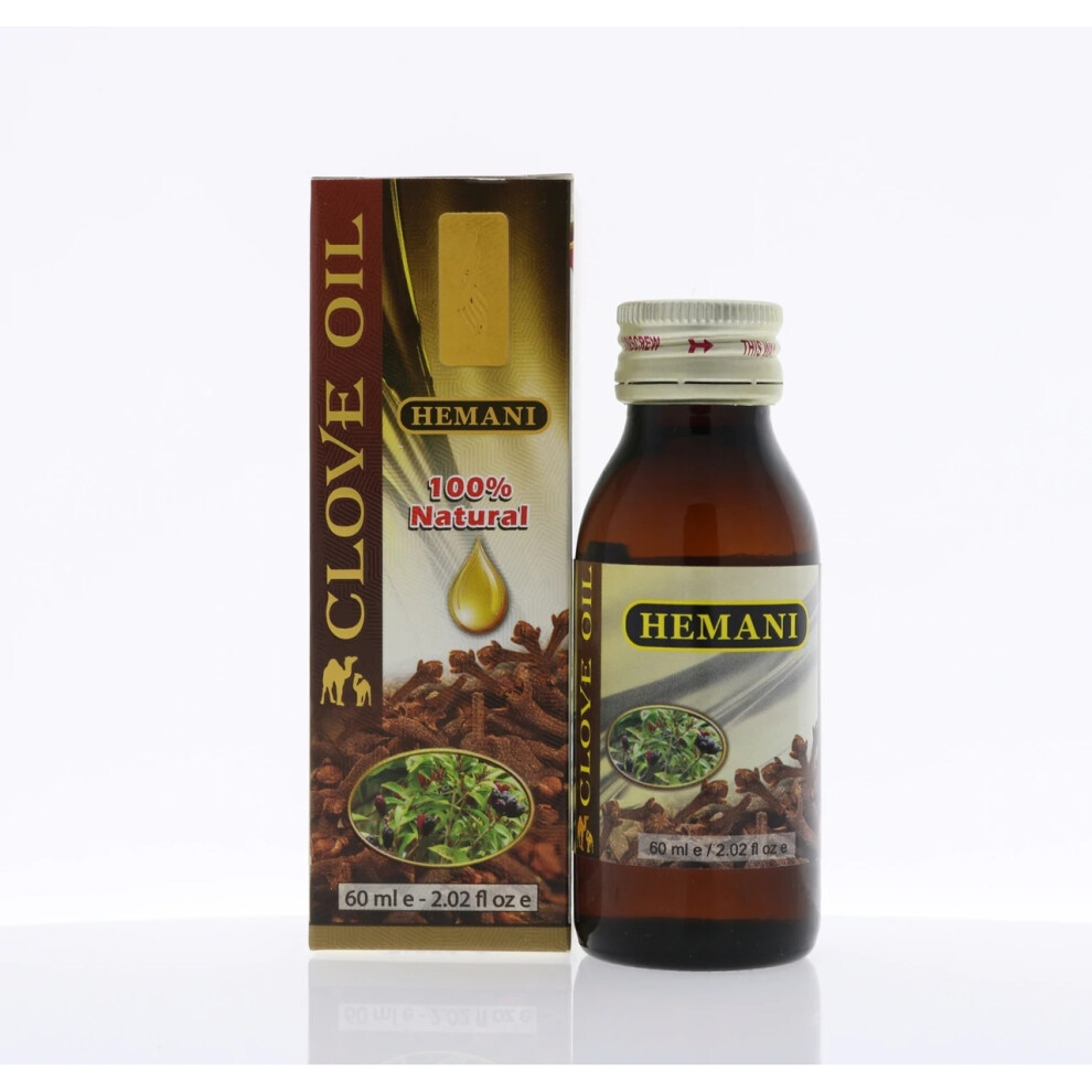Hemani Clove Oil 60Ml - Essential Oil & Multipurpose Oil For Men & Women