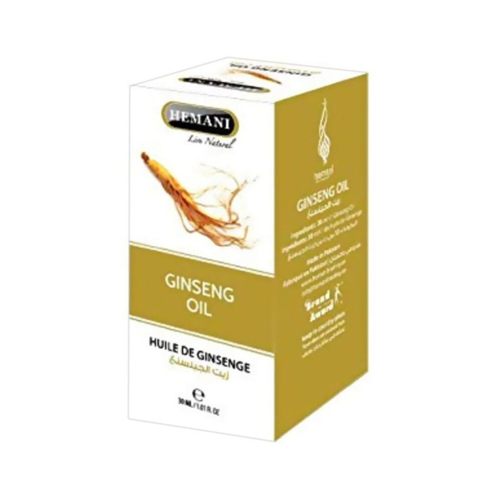 Hemani Ginseng Oil 30ml - Essential Oil & Multipurpose Oil (Pack Of 2)