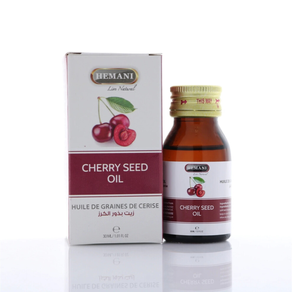 Hemani Cherry Seed Oil 30Ml - Essential Oil & Multipurpose Oil For Men & Women