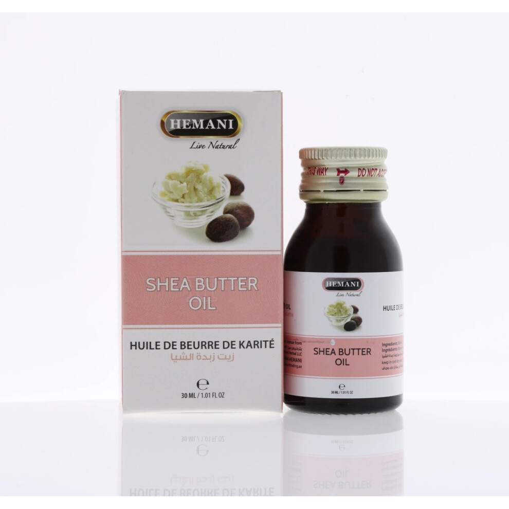 Hemani Shea Butter Oil 30ml - Essential Oil & Multipurpose Oil For Men & Women (Pack Of 2)
