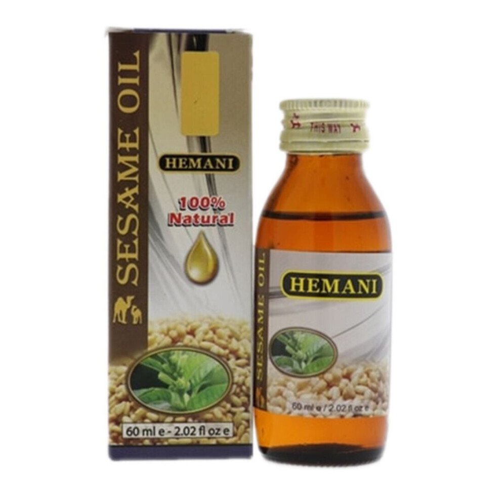 Hemani Sesame Oil 60Ml - Essential Oil & Multipurpose Oil For Men & Women