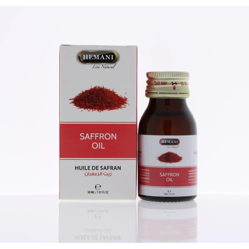 Hemani Saffron Oil 30ml - Essential Oil & Multipurpose Oil For Men