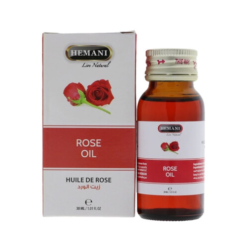 Hemani Rose Oil 30ml - Essential Oil & Multipurpose Oil (Pack Of 2)