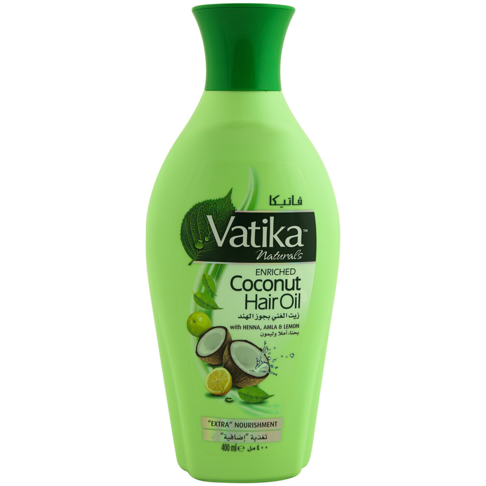 Vatika Naturals Enriched Coconut Hair Oil 400-Ml