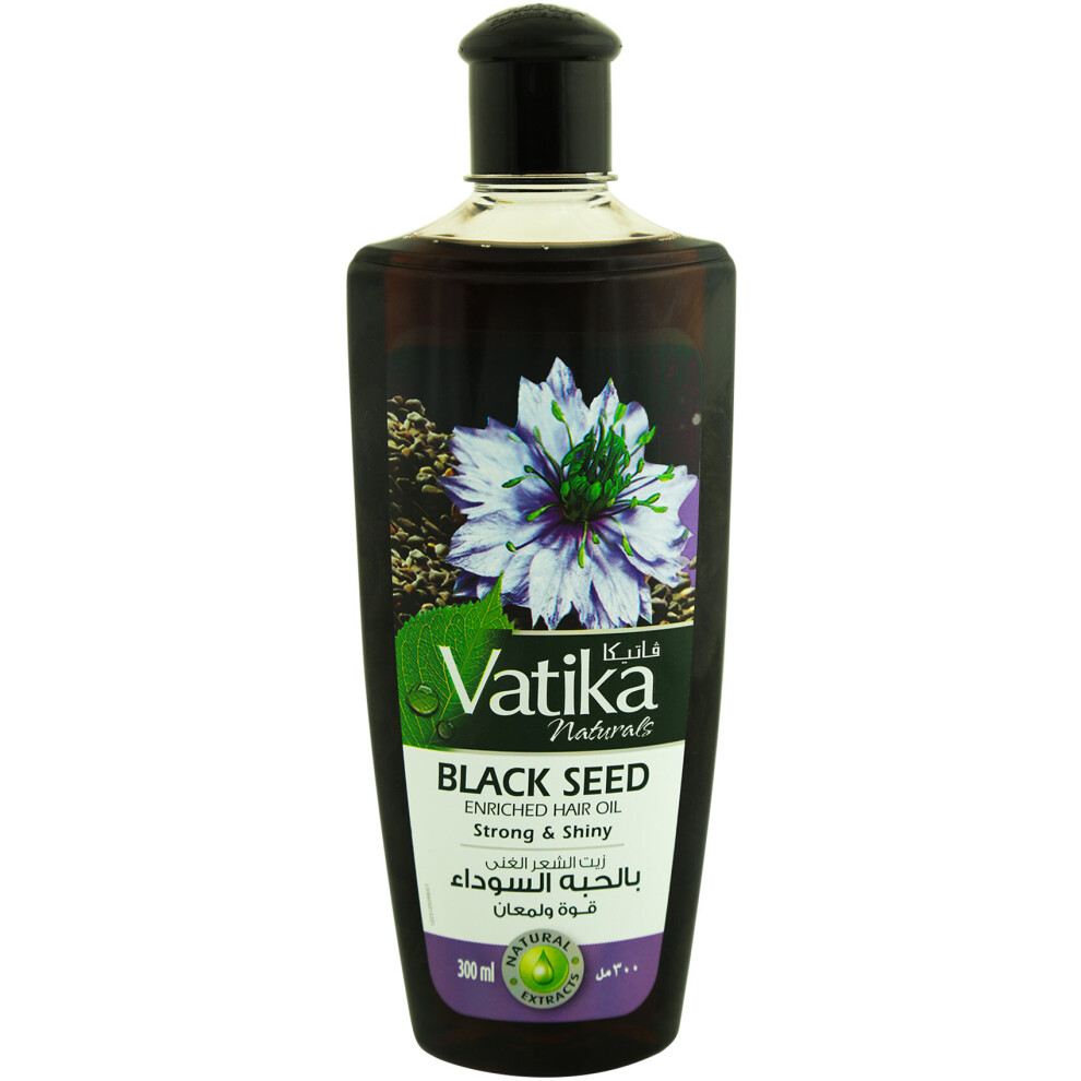 Vatika Black Naturals Seed Enriched Hair Oil 300-Ml