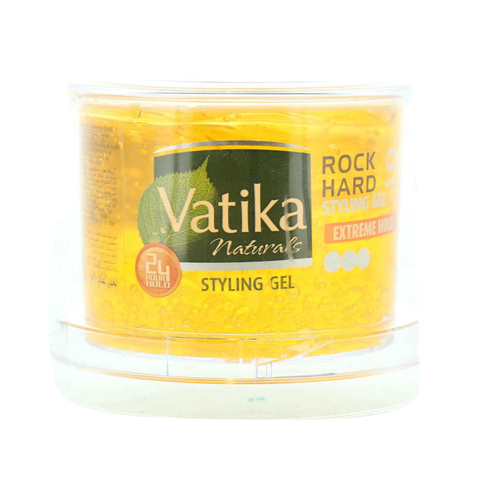 Vatika Naturals Rock Hard 9 Styling Gel Vatika Naturals Extreme Hold, Rock Hard 9 Styling Gel 250-ml