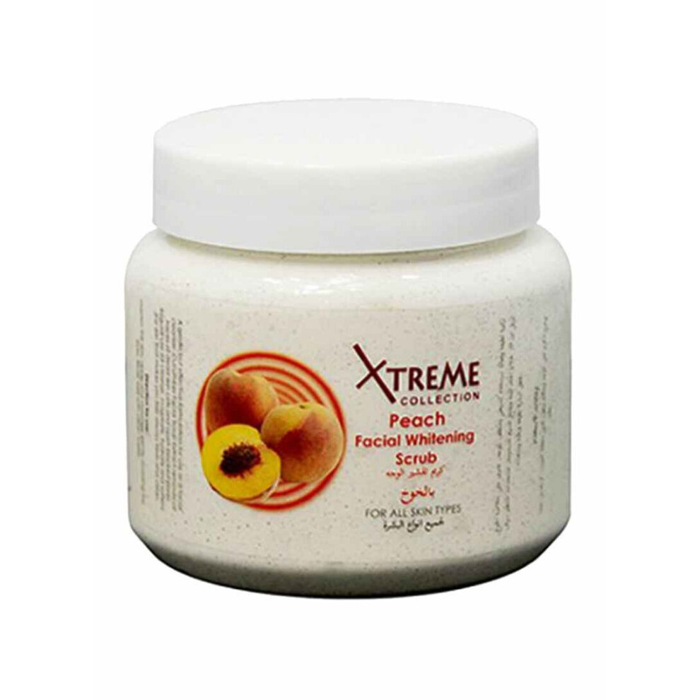 Xtreme Collection Peach Face & Body Scrub 500Ml | Gentle Exfoliating Scrub For Smooth, Radiant Skin |Natural Skincare With Extract