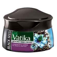 Dabur Vatika Blackseed Styling Hair Cream Control Styling Hair Cream moisturizer 140-ml