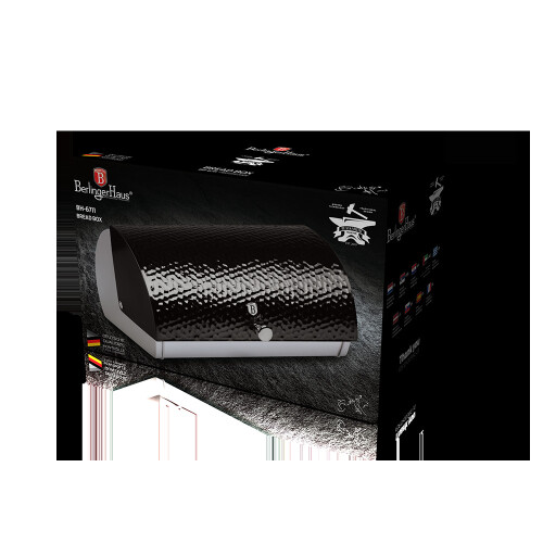 (Bread Box) Stainless Steel Bread Bin & 3pcs Canister Set 2