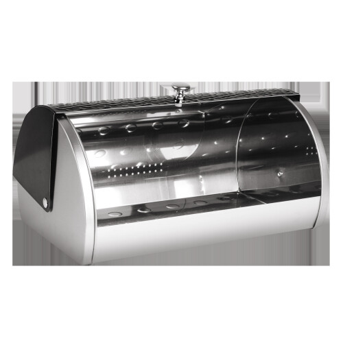 (Bread Box) Stainless Steel Bread Bin & 3pcs Canister Set 1