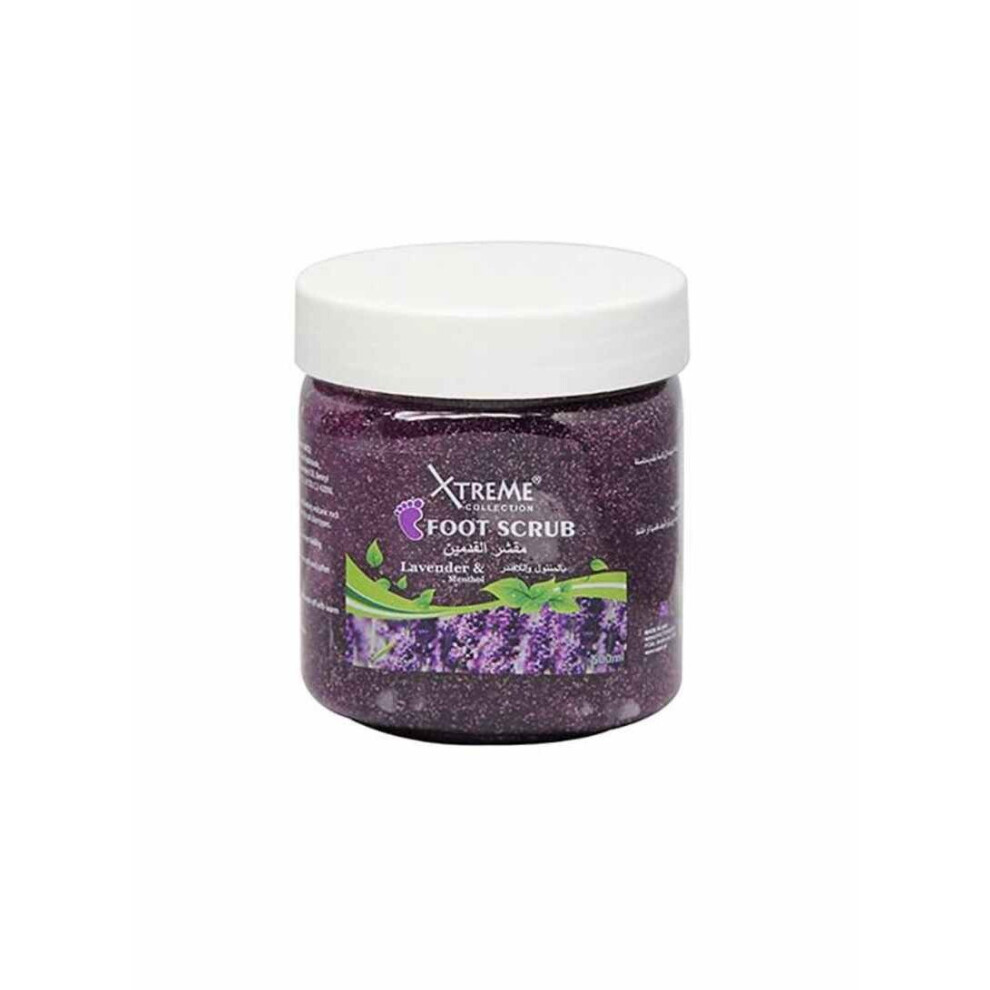 Xtreme Collection Revitalize Your Feet with Lavender and Menthol Foot Scrub - for a Soothing and Refreshing Footcare Experience 500ml