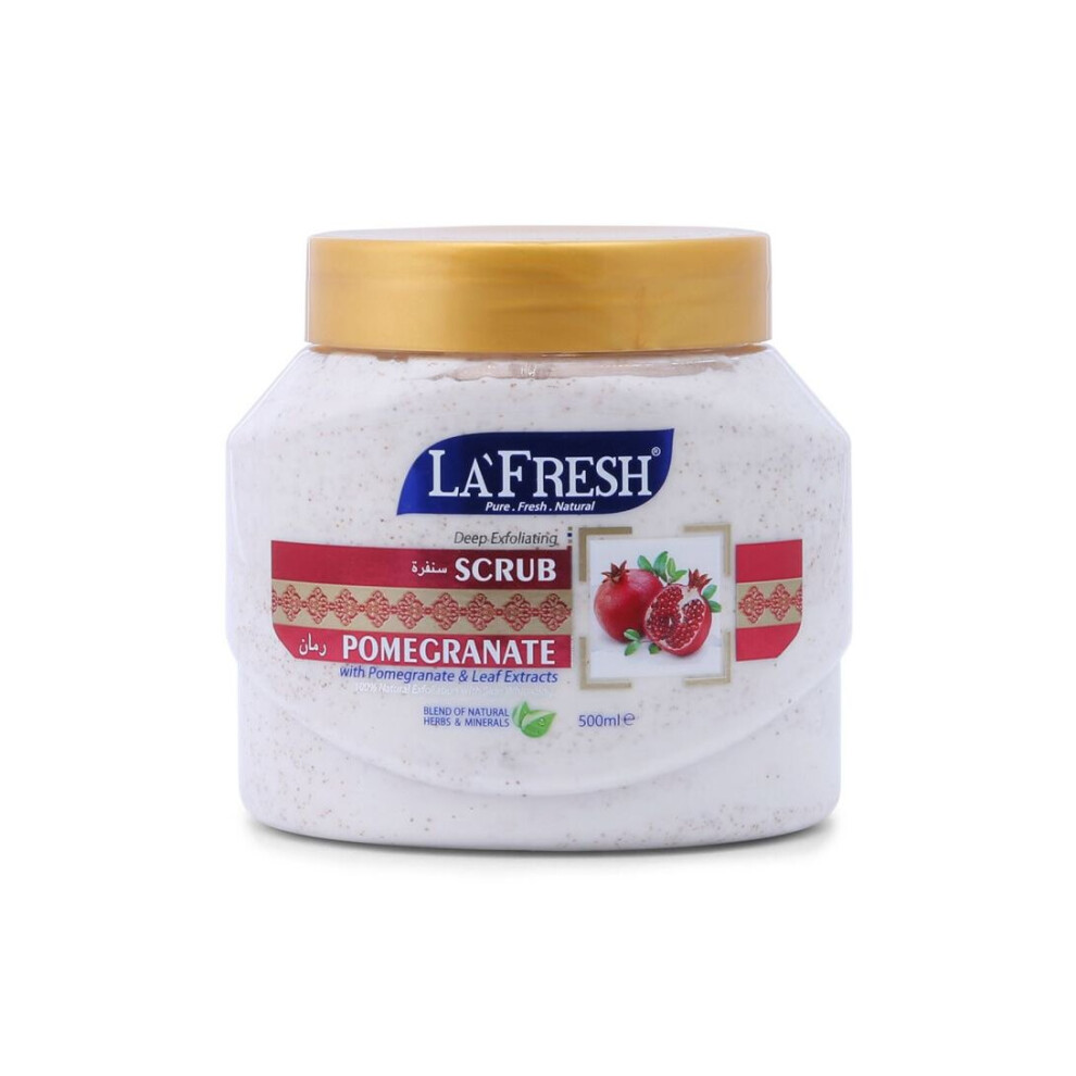 La Fresh Deep Exfoliating Pomegranate Scrub 500Ml