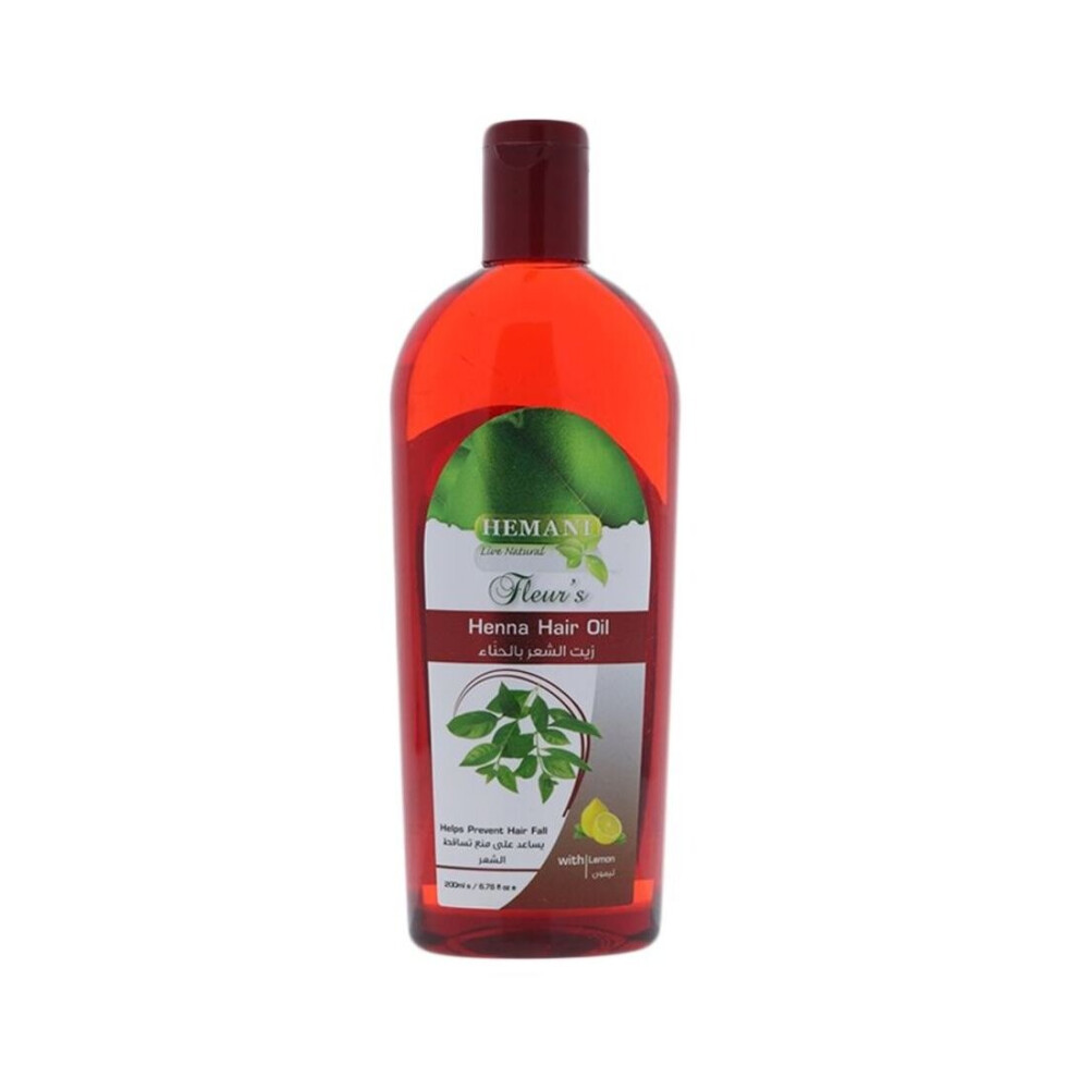 Hemani Henna Hair Oil 200Ml - Essential, Multipurpose For Growth, Strength, Shine (Djhmnihnnahroil2001)
