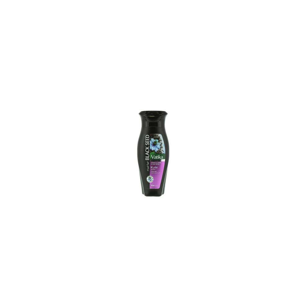 Vatika Black Dabur Strong & Shine Shampoo Shine Shampoo Natural Extracts Dull & Weak Hair Olive Dabur 400-Ml