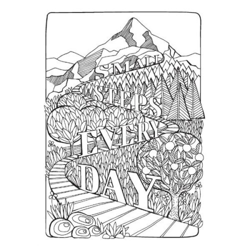 Squiggle Inspirational Quotes To Colour 2