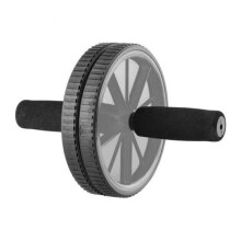 Ab Wheel With Foam Handle Black Abdominal Exercise Gym Fitness Roller