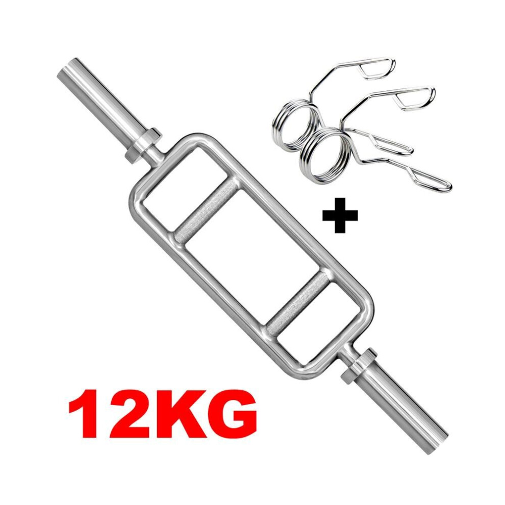 Olympic 2 Inch Triceps Bar - Chrome Finish