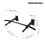 Wall Mounted Chin Up Bar Black 3