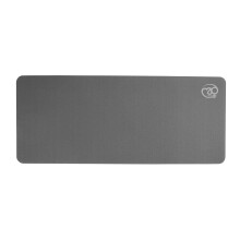 (Black) Fitness Mad NBR Knee Mat Pad in Gray - Lightweight NBR Rubber - 61 x 25 x 15mm