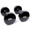 Solid Vinyl Dumbbell Pair 5Kg Black 2
