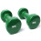 Solid Vinyl Dumbbell Pair 4Kg Dark Green 1