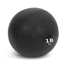 Slam Ball Black 18Kg No Bounce Crossfit MMA Boxing Extreme Fitness