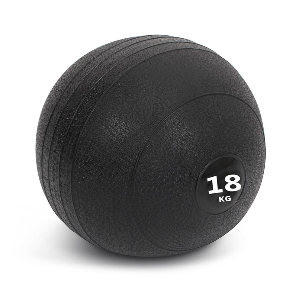 Slam Ball Black 18Kg No Bounce Crossfit MMA Boxing Extreme Fitness