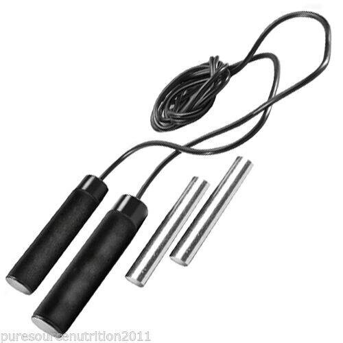 Weighted Skipping Jump Rope - Black 2