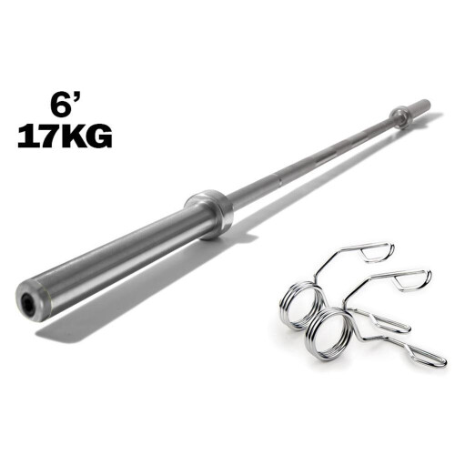 2" Olympic Bar + 2 Spring Collars - 6ft 2