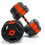 Tri-Grip Dumbbell Set (Black+Red Dumbbell Bar) 20Kg 1
