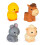 Janod Janod Farm Animals Squirters 4Pk 1