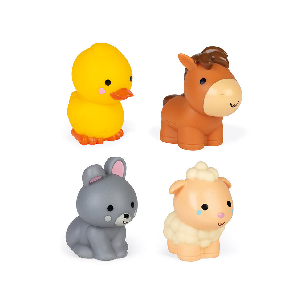 Janod Farm Animals Squirters 4Pk