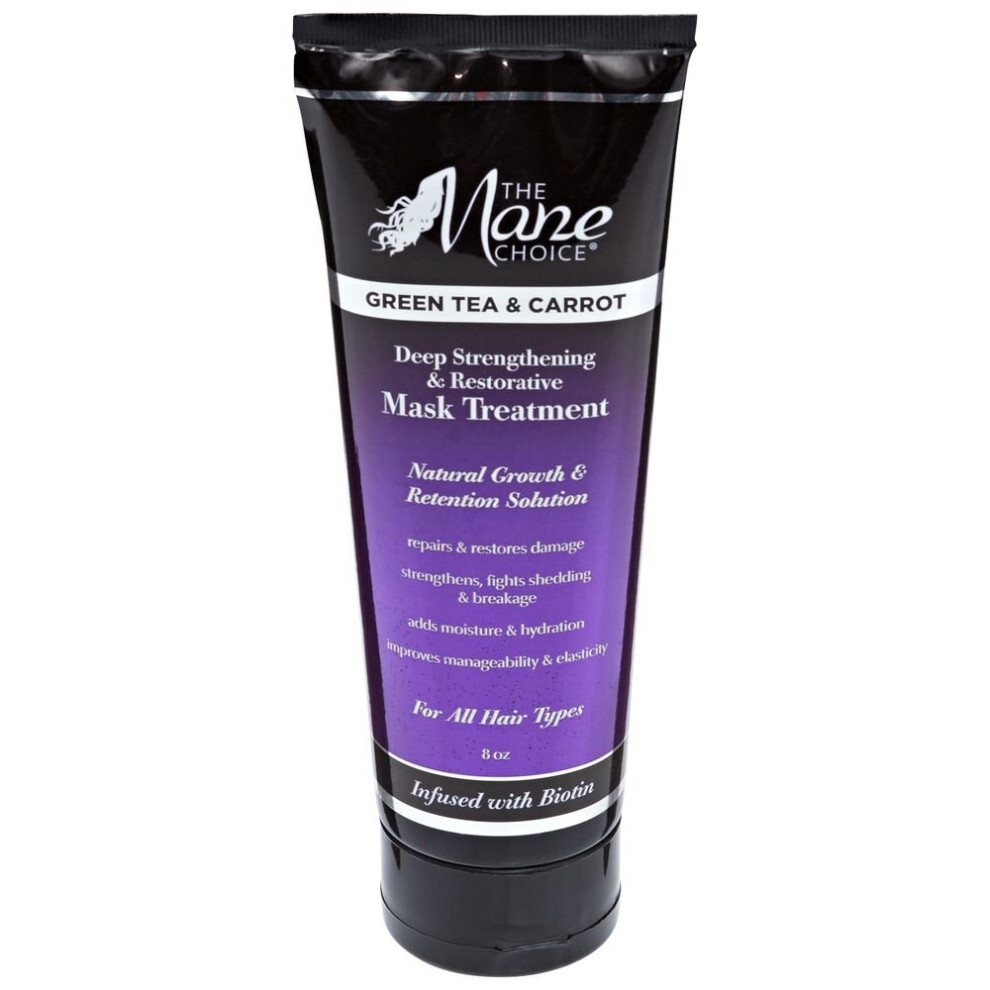 The Mane Choice Green Tea & Carrot Mask Treatment 8Oz