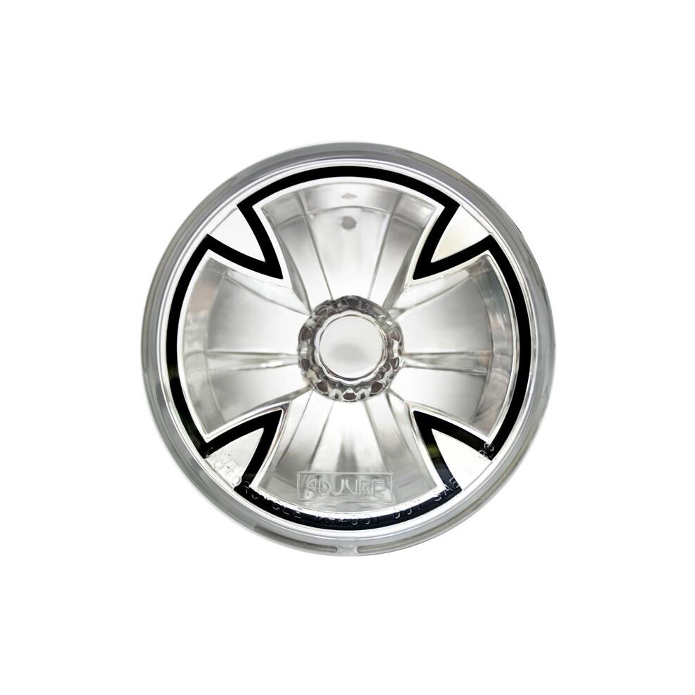 In Pro Car Wear T40X00 4.5 in. Diamond Cut Iron Cross Headlamp with H4 Bulb with Bulb Cover Ice-image-OPC-P6TZPYX-NEW