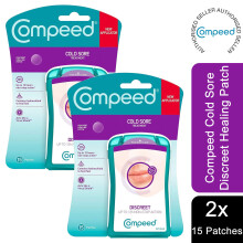 Compeed Cold Sore Patches – 2x15 Discreet Healing Patches (30 total) – Code 3224789
