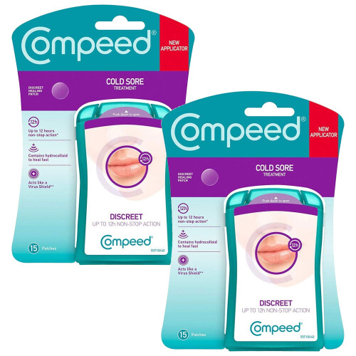 Compeed Compeed Cold Sore Patches – 2x15 Discreet Healing Patches (30 total) – Code 3224789 1