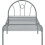 Seconique (Single 3ft-90cm) Nova Metal Bed Frame Silver-Mattress Not Include 3