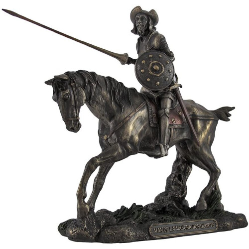 Don Quixote Riding Steed With Lance Figure
