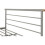 Seconique (Small Double4ft-120cm)Orion Metal Bed Frame Silver-Wooden Headboard/Footboard 7