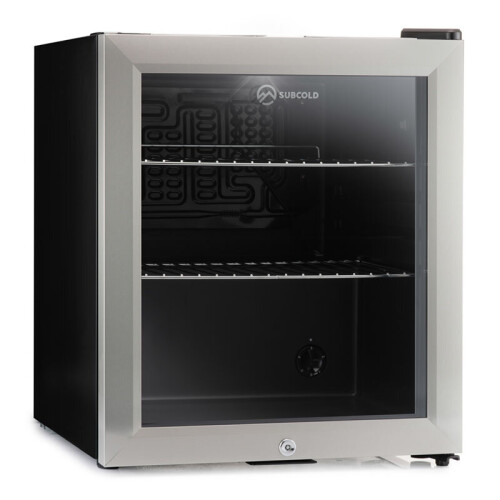 Subcold Subcold Super50 LED Mini Fridge | 50L Drinks Fridge - Stainless Steel 2