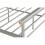 Seconique (Small Double4ft-120cm)Orion Metal Bed Frame Silver-Wooden Headboard/Footboard 6