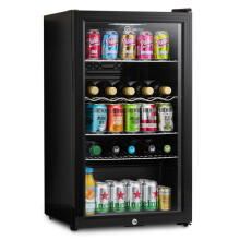 Subcold Super85 LED Undercounter Fridge | 85L Wine Fridge - Black