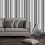 DEBONA Stripe Wallpaper Metallic Shiny Silver Grey Black White Barcode Textured Lined 4