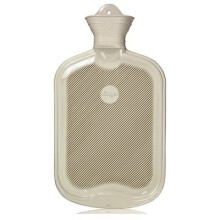 Sanger Ribbed Hot Water Bottle 2 litre White