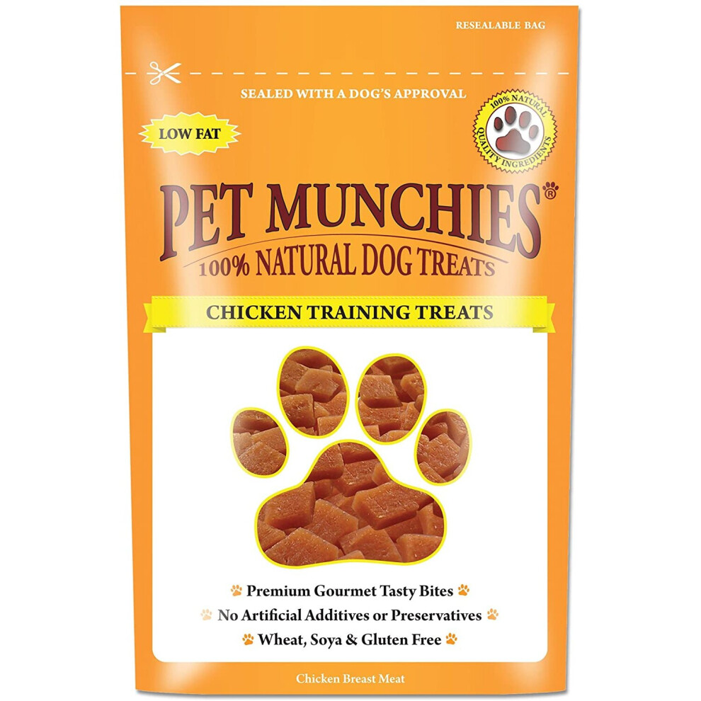 Pet Munchies Chicken Training Treat 50g, Pack of 8