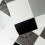 DEBONA Dotty Wallpaper Kitchen Bathroom Black Silver Tile Effect Washable 3