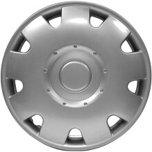 Universal 13" Jupiter Silver Caravan Motorhome Trailer Car Van Wheel Trims Pair