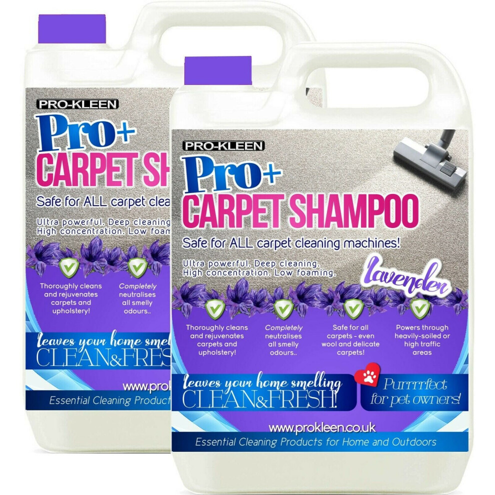 (10L, Lavender) ProKleen Pro+ Carpet Shampoo Pet Odour Remover