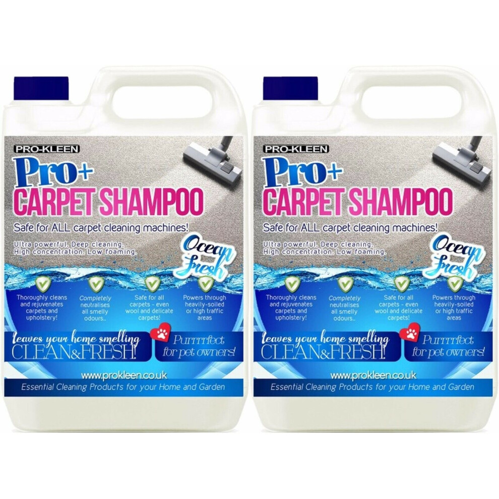 (10L, Ocean Fresh) ProKleen Pro+ Carpet Shampoo Pet Odour Remover